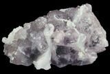 Purple Fluorite on Quartz Epimorphs - Arizona #103555-1